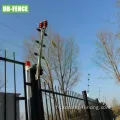 Fence électrique avec système d'alarme pour la frontière agricole